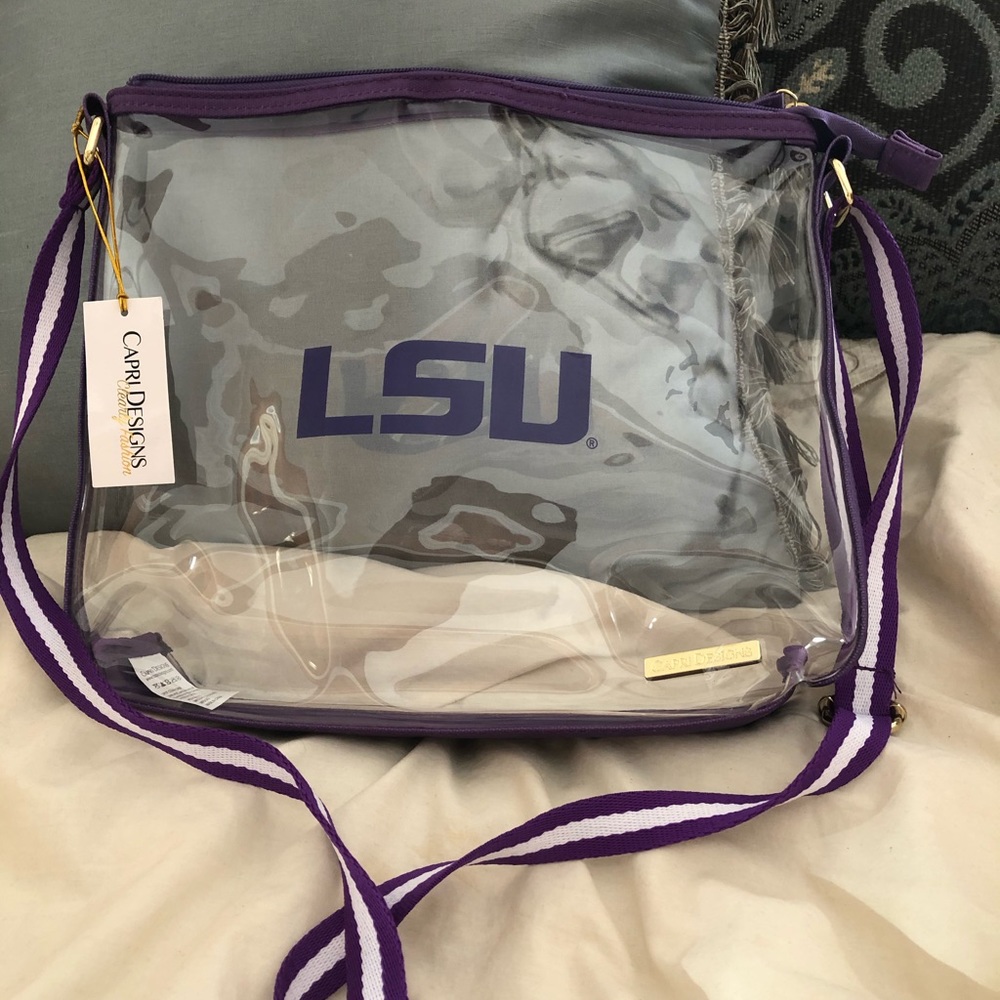 🌺BRAND NEW🌺 LSU Clear Stadium Crossbody Bag